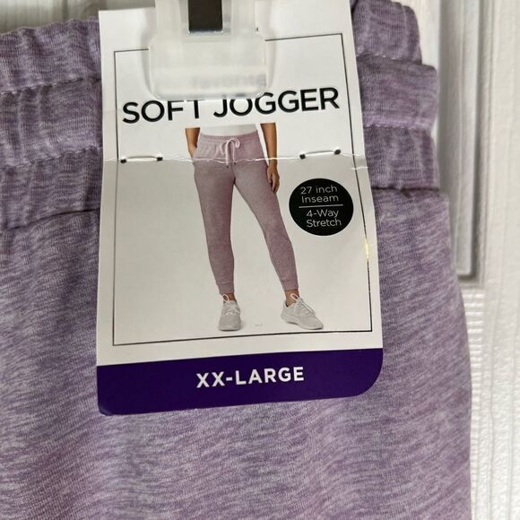 NWT Soft Joggers Lavendar Joggers Size XXL - Picture 4 of 5